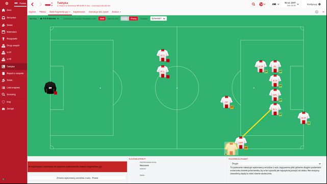 Throwing into the penalty area can be a danger for the opposite team if you have a player with high Long Throws attribute. - Set pieces - Tactics - Football Manager 2016 - Game Guide and Walkthrough