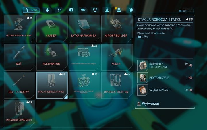 After discovering the blueprint, all you have to do is craft the real version using the Fabricator - Forever Skies: How to craft Ship Workstation? - FAQ - Forever Skies Guide