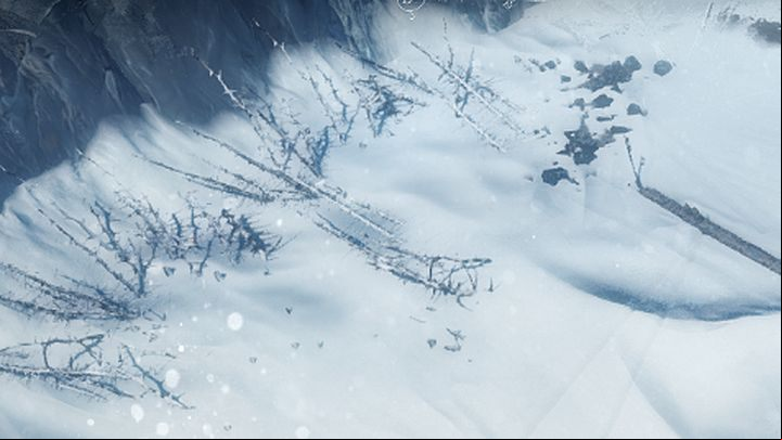 A frozen tree can be cut down only once you unlock sawmill. - Which technology should be developed first? | FAQ - FAQ - Frostpunk Game Guide
