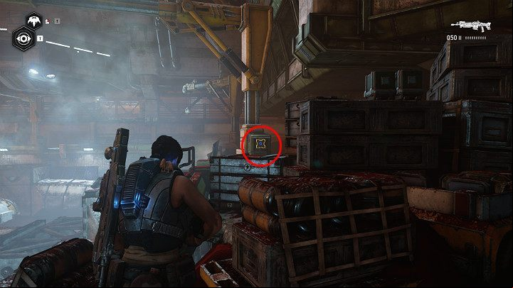 Go to the control on the right - Act 3 Chapter 3 - Some Assembly Required | Gears 5 Walkthrough - Act III - Gears 5 Guide