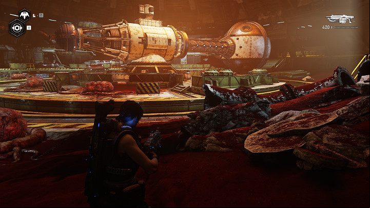 Stay close to the right side and go forward - Act 3 Chapter 3 - Some Assembly Required | Gears 5 Walkthrough - Act III - Gears 5 Guide