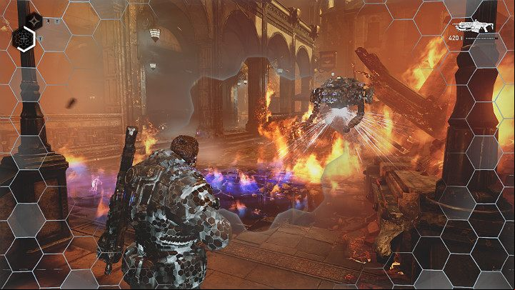 Go to the fire and use Jacks new ability - Act 1 Chapter 4 - The Tides Turn | Gears 5 Walkthrough - Act I - Gears 5 Guide