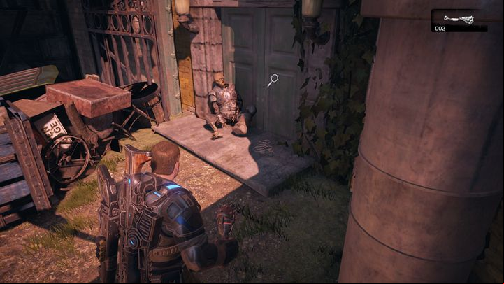 The first collectible item, right after the robot vs Swarm fight. - Act 5:1 - Convergence | Walkthrough - Walkthrough - Gears of War 4 Game Guide