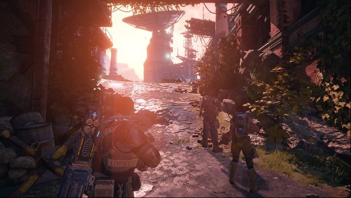 The tower is near, but your enemies are trying to stop you. - Act 5:1 - Convergence | Walkthrough - Walkthrough - Gears of War 4 Game Guide