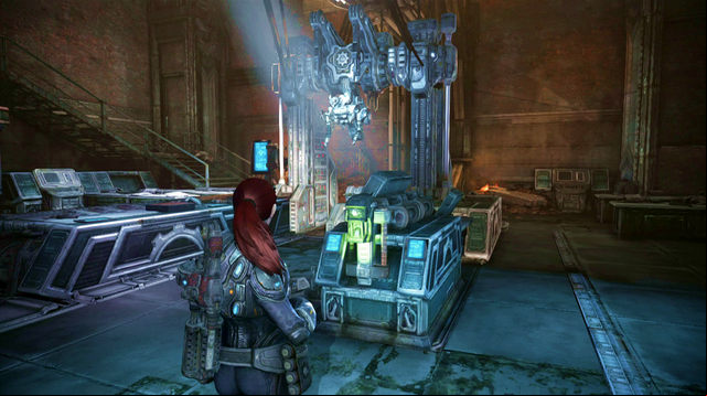 Go through the corridor to the and use it to open lab door - R&D Labs - Halvo Bay Military Academy - Gears of War: Judgment - Game Guide and Walkthrough