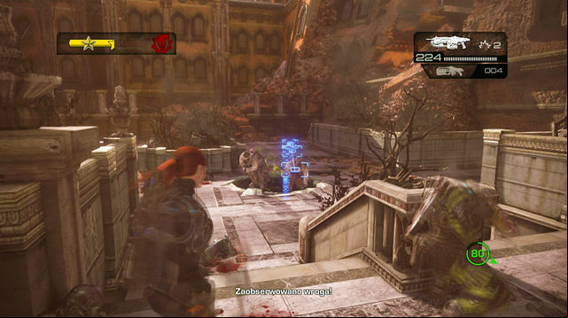 After that a hole will appear in front of the stairs - Monroe Commons - Halvo Bay Military Academy - Gears of War: Judgment - Game Guide and Walkthrough