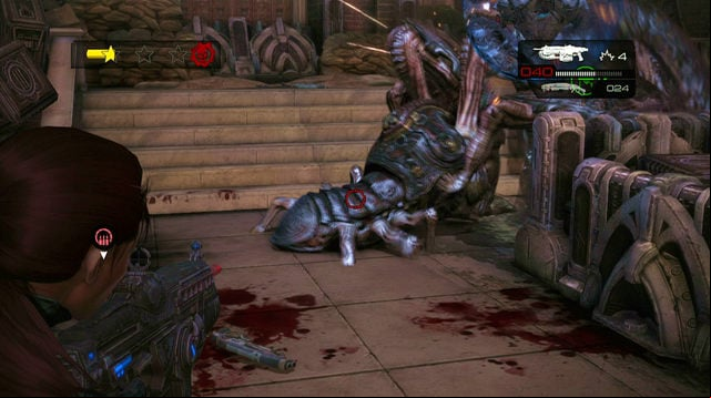 Corpser - enemy, which protects its front part with its legs - Enemies - Other - Gears of War: Judgment - Game Guide and Walkthrough