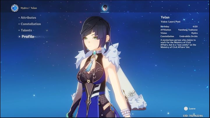 Elegy of the End is a perfect weapon choice for Yelan - Genshin Impact: Yelan - best builds (Hydro) - Hydro - Genshin Impact Guide