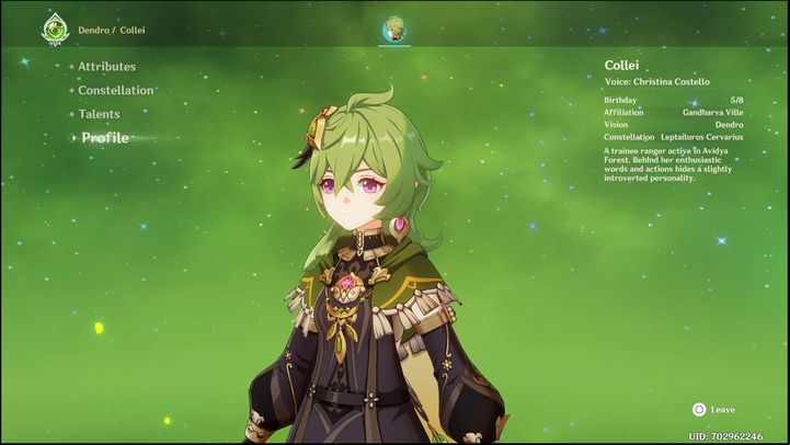 Collei is a 4-star hero of Dendro element fighting with a bow - Genshin Impact: Collei - best builds (Dendro) - Dendro - Genshin Impact Guide