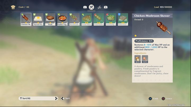 In Genshin Impact you can create different dishes from ingredients, these dishes give you different bonuses - Genshin Impact: Cooking Guide - Basics - Genshin Impact Guide