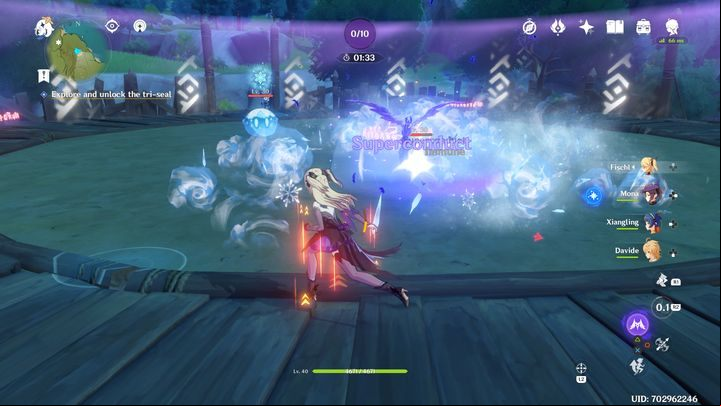 There's one big arena in the north camp, and when you walk into it, you enter combat - Genshin Impact: Tri-seal - how to unlock? - FAQ - Genshin Impact Guide