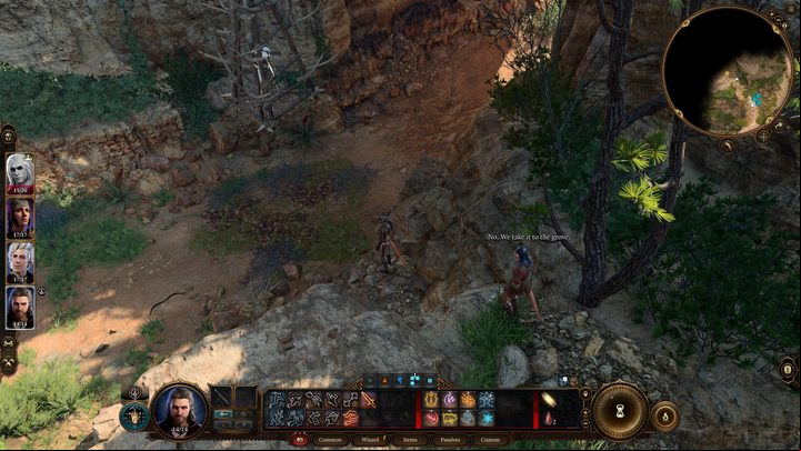 You can find Lae'zel north of the nautiloid wreck and by heading from the Roadside Cliffs fast travel point, where you found another companion, Gale - Baldurs Gate 3: Free Laezel walkthrough - Act 1 - Baldurs Gate 3 Guide, Walkthrough