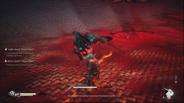 When you deplete the boss's entire health bar, he will absorb you into his gourd - Black Myth Wukong: How to defeat boss Yellowbrow? - Chapter 3 - Black Myth Wukong Guide