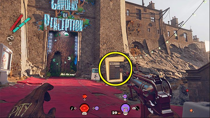 The next step is to use Delivery Booth in the Karl's Bay district - Deathloop: A Charlie Montague Game - trophy, how to get? - Trophy Guide - Deathloop Guide