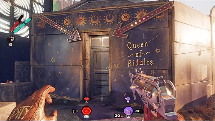 Yerhva is another name for the Queen of Riddles building in Karl's Bay district - Deathloop: A Charlie Montague Game - trophy, how to get? - Trophy Guide - Deathloop Guide