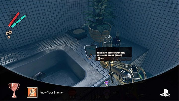 How to unlock: Complete one AEON dossier - Deathloop: Trophies/Achievements - list - Trophy Guide - Deathloop Guide