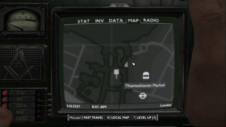2 - Fallout London: Where to find Archie in Rotherhithe (Lands of the Seraph quest)? - Transition description - Fallout London Guide