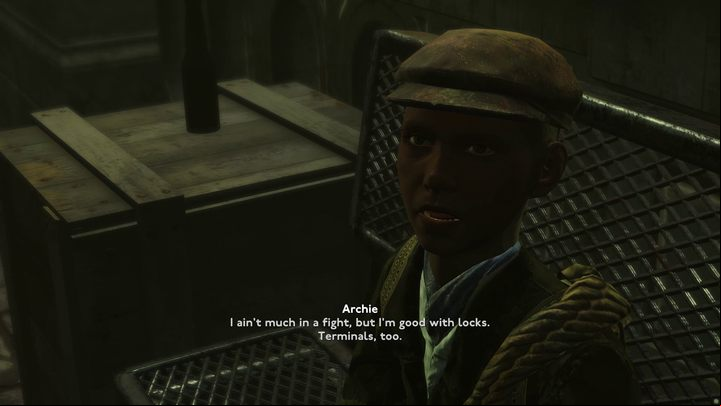 During the conversation, Archie will ask you if he can you as a companion - Fallout London: How to get to St. Pauls Sanctuary? - Transition description - Fallout London Guide