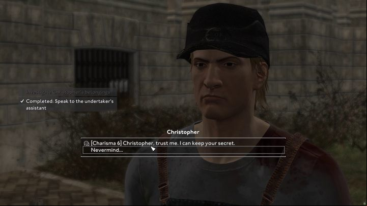 Christopher will tell you more information about Lazarus and send you to Francis - Fallout London: Where to find Lazarus? - Transition description - Fallout London Guide