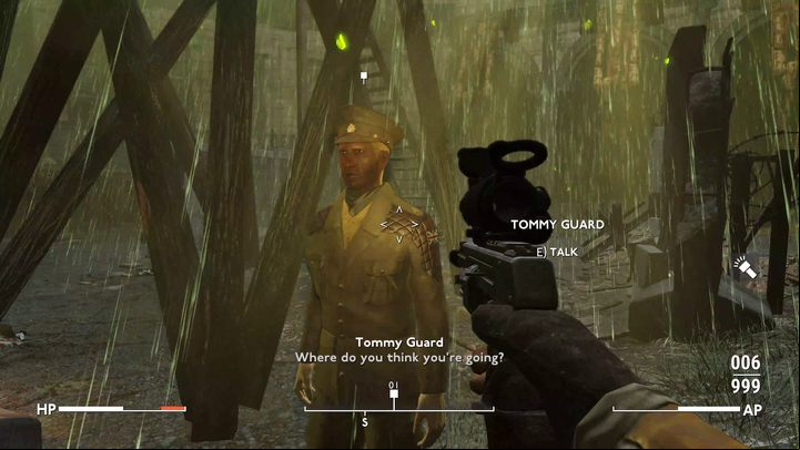 Once you reach the point marked on the map, you will get to a large gate guarded by a squad of Tommies - Fallout London: How to get to Westminster? - Transition description - Fallout London Guide