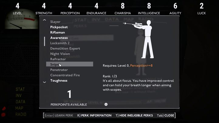 Requirements: Level 0, Perception > - Fallout London: Best perks - Basics - Fallout London Guide