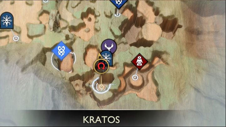 The first artefact fragment is in the ruins in the southern part of the Sinkholes region - God of War Ragnarok: Casualties of War - walkthrough - Favors - Vanaheim - God of War Ragnarok Guide