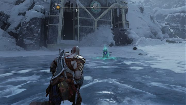 This collectible is connected to Fit for a King favor - God of War Ragnarok: Lake of Nine, Midgard - secrets, collectibles - Midgard - God of War Ragnarok Guide