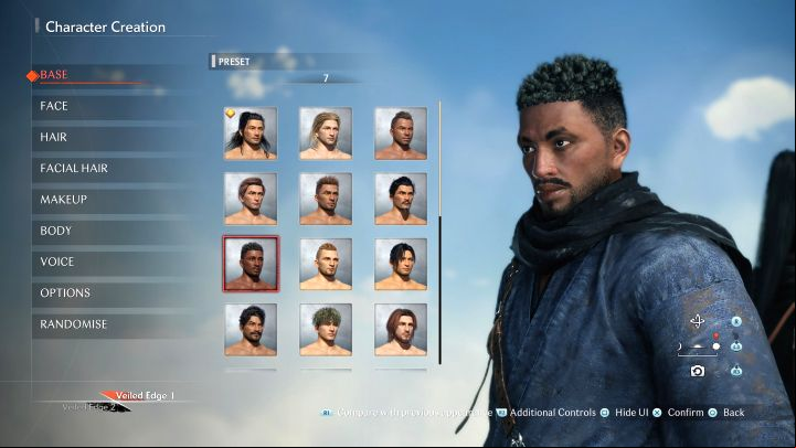 2 - Rise of the Ronin: Character creator - Basics - Rise of the Ronin Guide