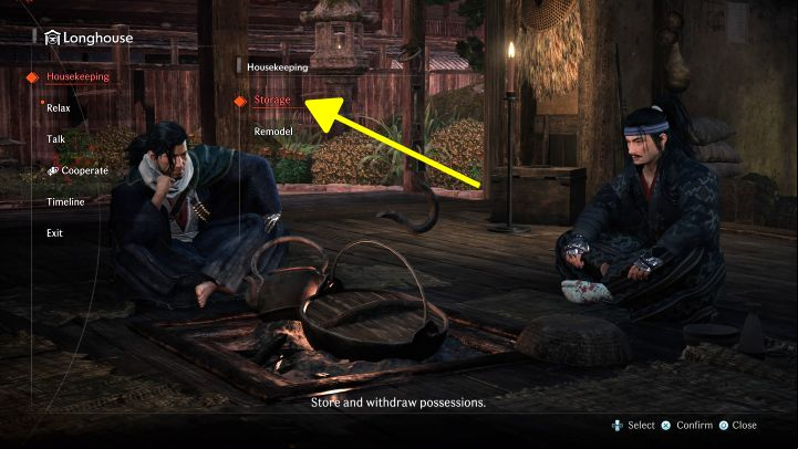 2 - Rise of the Ronin: Where is the Storage? - FAQ - Rise of the Ronin Guide
