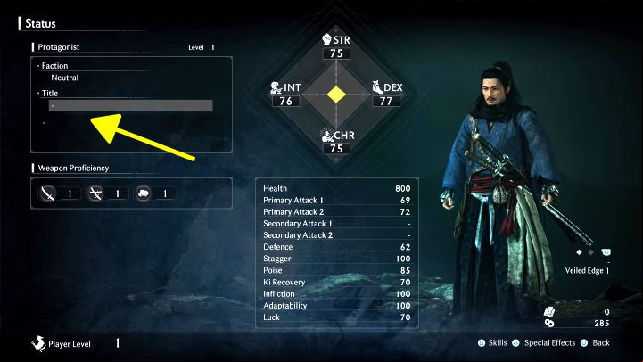 1 - Rise of the Ronin: What are titles and how to change them? - FAQ - Rise of the Ronin Guide