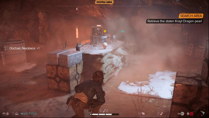 This way you byed the entire cave and went straight to the room with the pearl Take it - but be careful, because close to the pearl, near the wall, there is a guard who is very easy to miss - Star Wars Outlaws: The Heavy - walkthrough - Tatooine - Star Wars Outlaws Guide