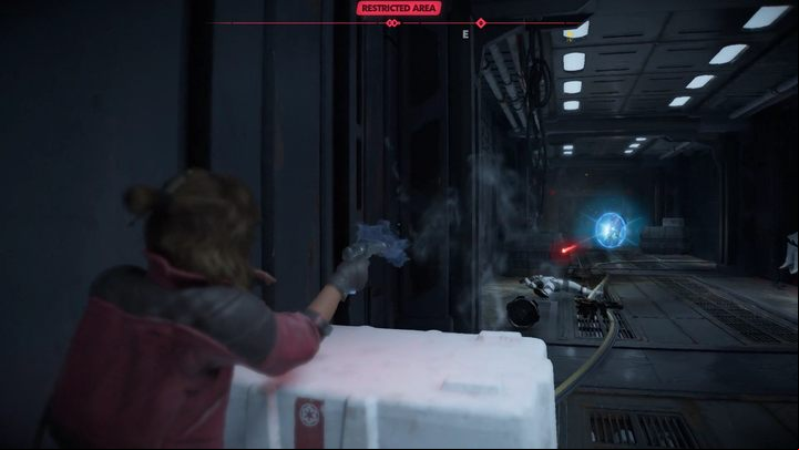 The linear path will eventually take you to the same structure you entered the base through - Star Wars Outlaws: The Droidsmith - walkthrough - Akiva - Star Wars Outlaws Guide