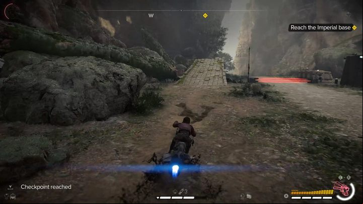 Leave the city and get on the speeder - Star Wars Outlaws: The Droidsmith - walkthrough - Akiva - Star Wars Outlaws Guide