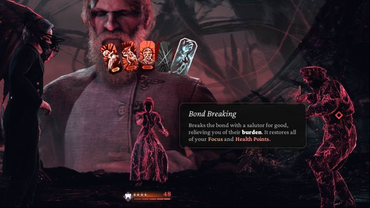 The only way to remove a Burden is through Bond Breaking action - The Thaumaturge: How to beat final boss Rasputin? - Bosses - The Thaumaturge Guide