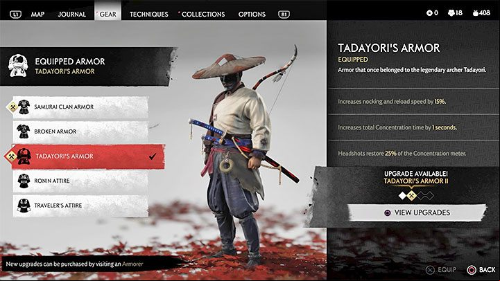 In the case of clothing, you must first be aware that Jin can procure and wear different outfits - Ghost of Tsushima: How to change characters appearance? - Character development and equipment - Ghost of Tsushima Guide, Walkthrough