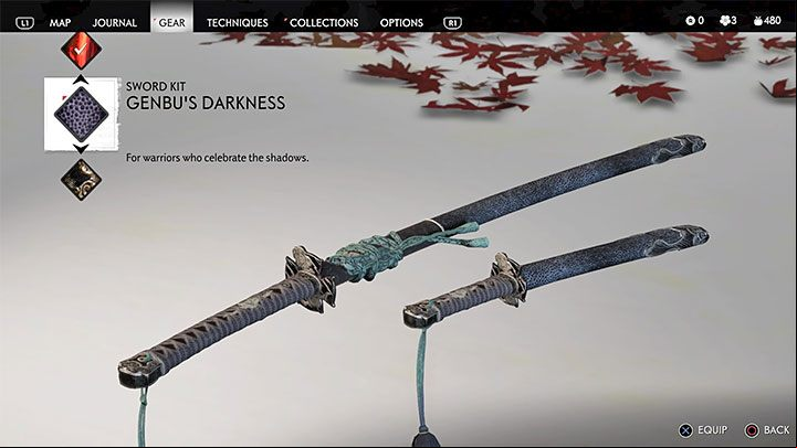 Throughout the game, Jin uses the same varieties of melee weapons - katana and tanto - Ghost of Tsushima: How to change characters appearance? - Character development and equipment - Ghost of Tsushima Guide, Walkthrough