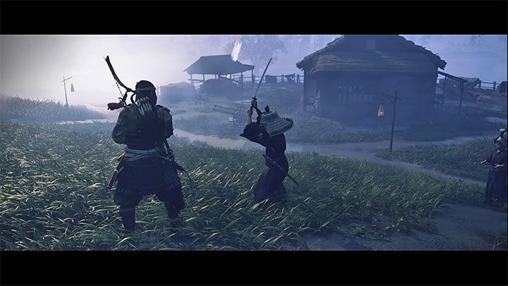 A group of Straw Hats will appear on the property and you can immediately test the armor by challenging them to a duel - press up on the d-pad (do that before they get close - Ghost of Tsushima: Ghosts from the Past walkthrough - Act 2 - Ghost of Tsushima Guide, Walkthrough