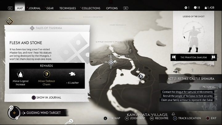 Where to start: Benkeis Fall - Ghost of Tsushima: Flesh and Stone walkthrough, Tales of Tsushima - Other tales - Ghost of Tsushima Guide, Walkthrough