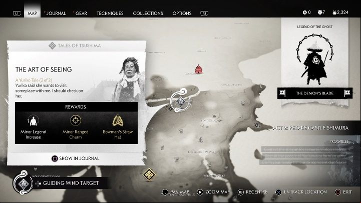 How to unlock: Complete The Proud Do Not Endure side quest - Ghost of Tsushima: The Art of Seeing walkthrough, A Yuriko Tale - A Yuriko Tale - Ghost of Tsushima Guide, Walkthrough
