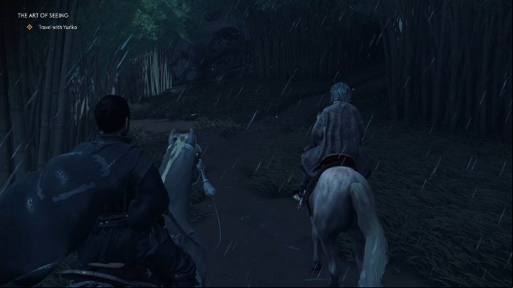 You will find her in a bamboo forest - Ghost of Tsushima: The Art of Seeing walkthrough, A Yuriko Tale - A Yuriko Tale - Ghost of Tsushima Guide, Walkthrough