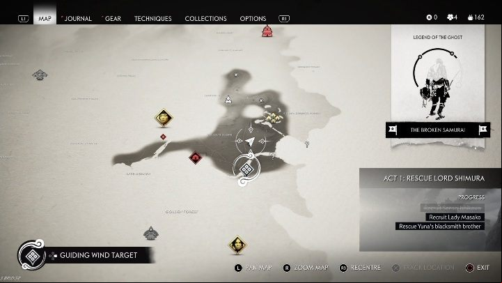 Location: Yoichis Slope - Ghost of Tsushima: Mongol Camps, Izuhara Region secrets map - Izuhara Region - Ghost of Tsushima Guide, Walkthrough