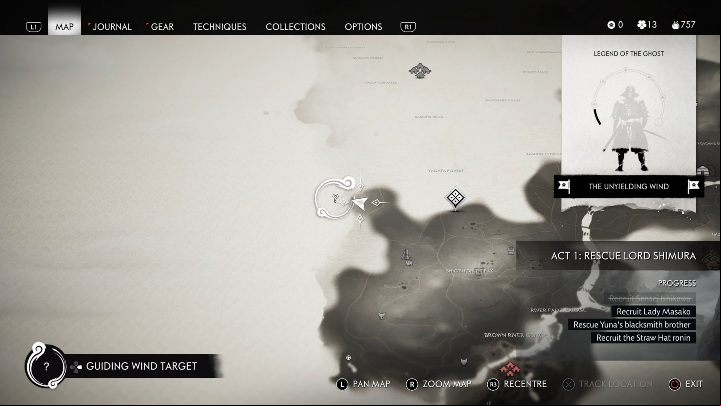 Location: Shigenoris Peak - Ghost of Tsushima: Mongol Camps, Izuhara Region secrets map - Izuhara Region - Ghost of Tsushima Guide, Walkthrough