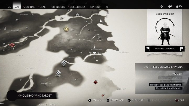 Location: Kuta Grasslands - Ghost of Tsushima: Mongol Camps, Izuhara Region secrets map - Izuhara Region - Ghost of Tsushima Guide, Walkthrough