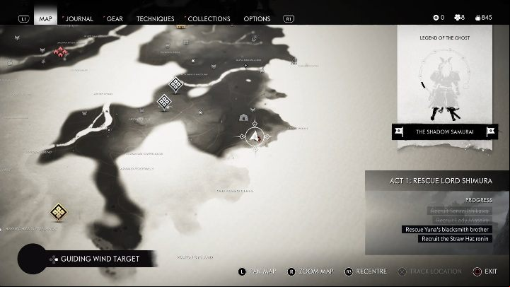 Location: Jitos Point - Ghost of Tsushima: Mongol Camps, Izuhara Region secrets map - Izuhara Region - Ghost of Tsushima Guide, Walkthrough