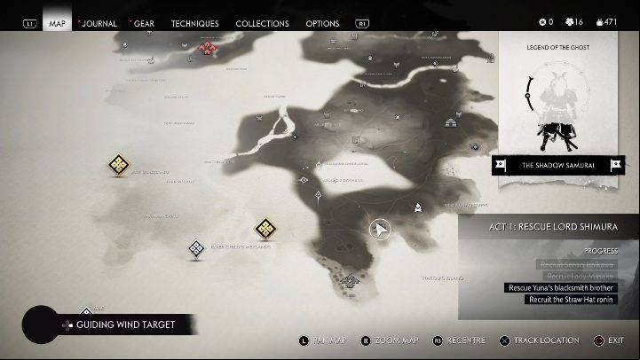 Location: Azamo Foothills - Ghost of Tsushima: Mongol Camps, Izuhara Region secrets map - Izuhara Region - Ghost of Tsushima Guide, Walkthrough