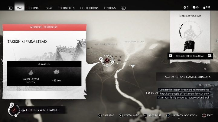 How to unlock: Complete A New Horizon main story mission - Ghost of Tsushima: Mongol Camps, Izuhara Region secrets map - Izuhara Region - Ghost of Tsushima Guide, Walkthrough