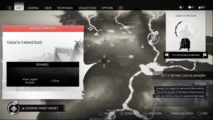 How to unlock: Complete A New Horizon main story mission - Ghost of Tsushima: Mongol Camps, Izuhara Region secrets map - Izuhara Region - Ghost of Tsushima Guide, Walkthrough