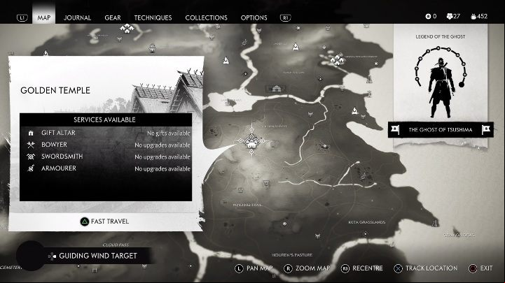 There are a lot of locations that can be used for fast travel - Ghost of Tsushima: World exploration - Basics - Ghost of Tsushima Guide, Walkthrough