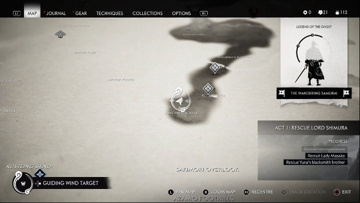 Location: Archers Rise - Ghost of Tsushima: Hot Springs, Izuhara Region secrets map, video guide - Izuhara Region - Ghost of Tsushima Guide, Walkthrough