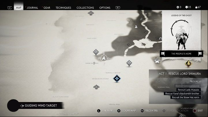 Location: Shigenoris Peak - Ghost of Tsushima: Hot Springs, Izuhara Region secrets map, video guide - Izuhara Region - Ghost of Tsushima Guide, Walkthrough